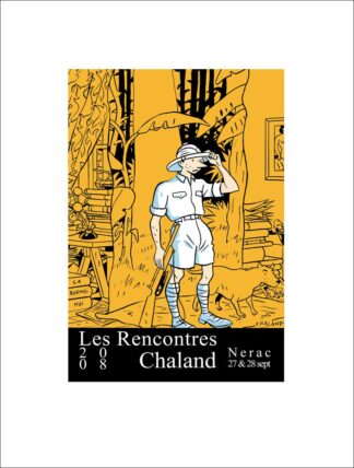 Sérigraphie Yves Chaland Rencontres 2008