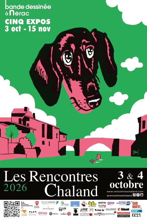 Affiche des Rencontres Chaland 2026 Hervé Bourhis