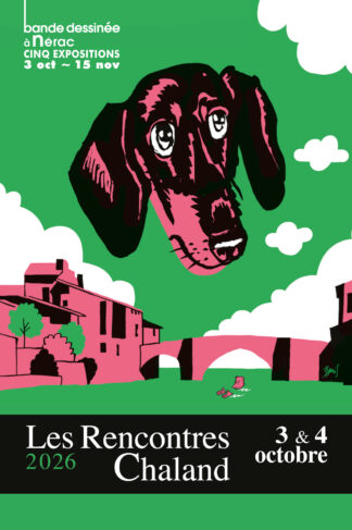 Carte Postale Affiche Rencontres Chaland 2026 de l'invité d'honneur Hervé BOURHIS