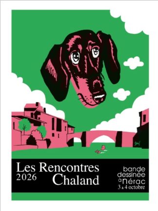 Sérigraphie Rencontres Chaland 2026 par Hervé BOURHIS