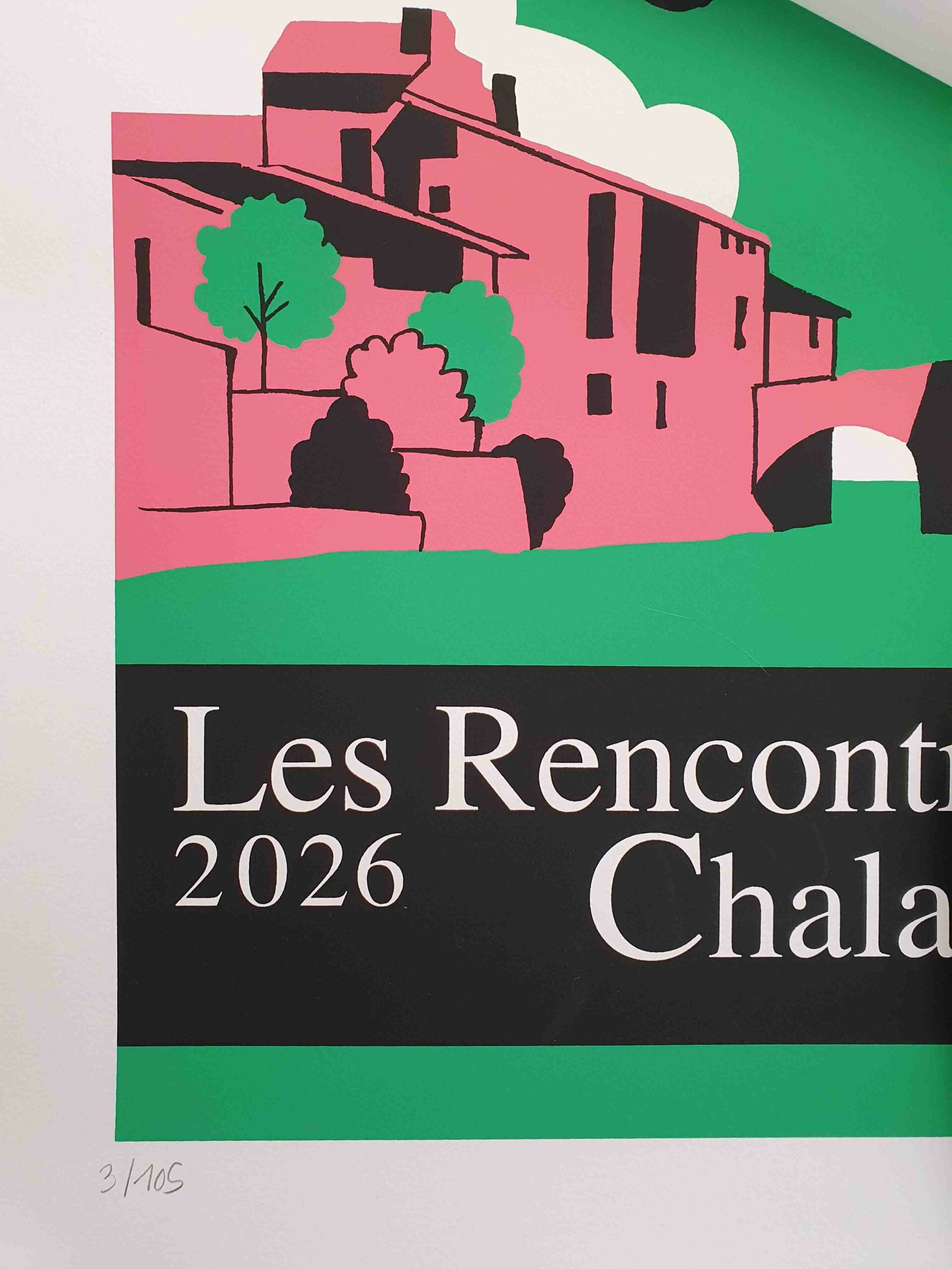 Sérigraphie Rencontres Chaland 2026 par Hervé BOURHIS – Image 2